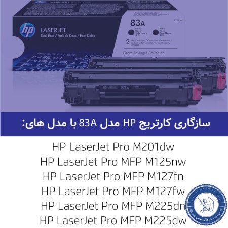 خرید کارتریج HP 83A